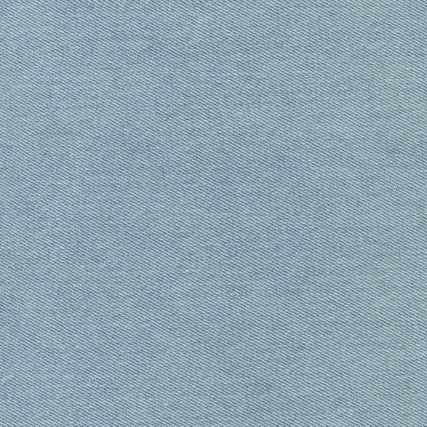 Denim Fabric - Wash Out Striped Flower | The Fabric Baron