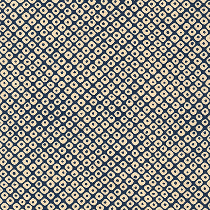 Kasuri Navy Dots