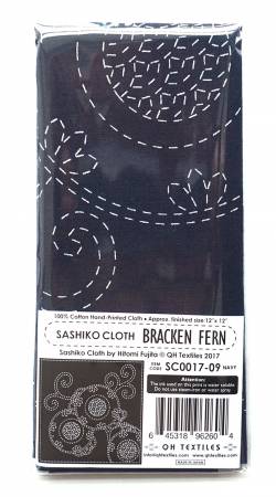 Sashiko Cloth Bracken Fern