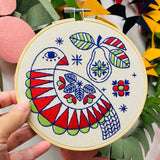 Christmas Partridge Embroidery Kit