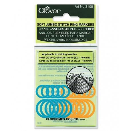 Soft Jumbo Stitch Marker Clover